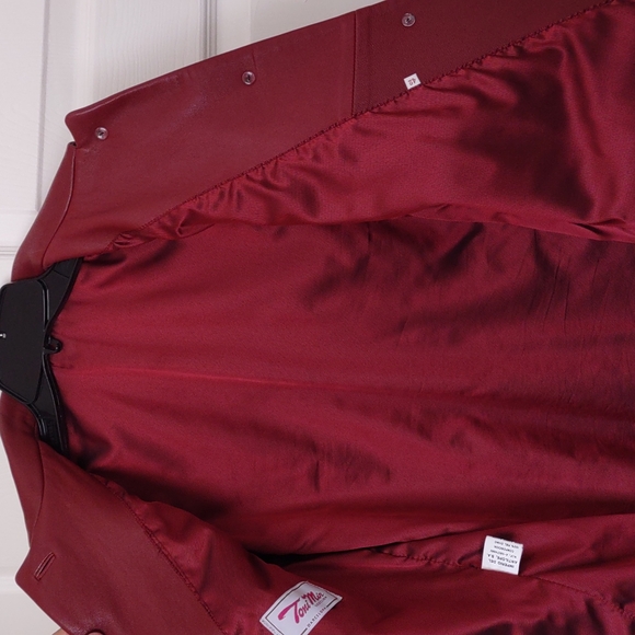 Vintage Toni Mir Red Leather jacket, Small (Euro size 42) - Picture 7 of 7